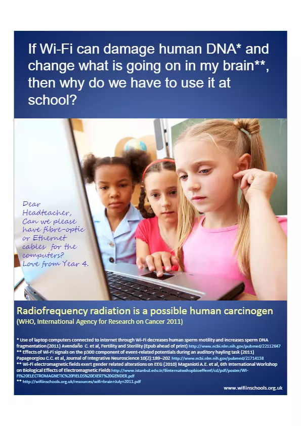 Picture of children in front of a computer